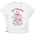 Eat the Rich Karl Marx Kapitalisten-Brühe Unisex T-Shirt Weiß - PINE & RIVER