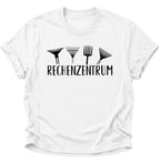 Rechenzentrum Gartenmotiv Unisex T-Shirt Weiß - PINE & RIVER