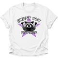 Burnt Out Washbär Unisex T-Shirt Weiß - PINE & RIVER