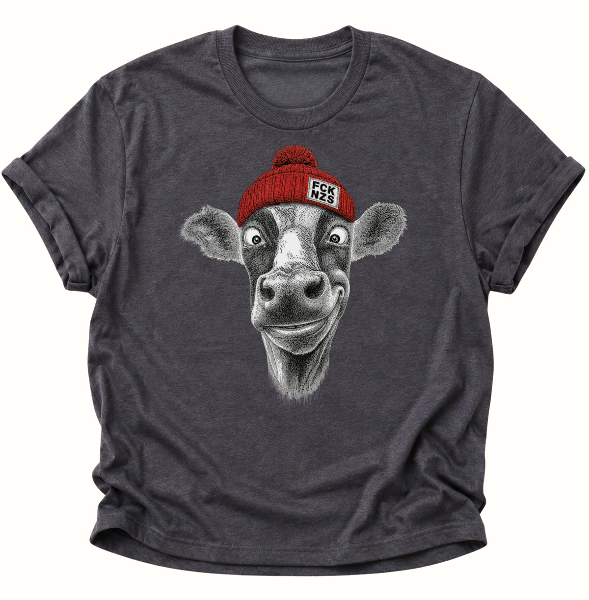 Anti Nazi Kuh Unisex T-Shirt Dark Heather - PINE & RIVER
