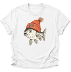 Anti Nazi Fisch Unisex T-Shirt Weiß - PINE & RIVER