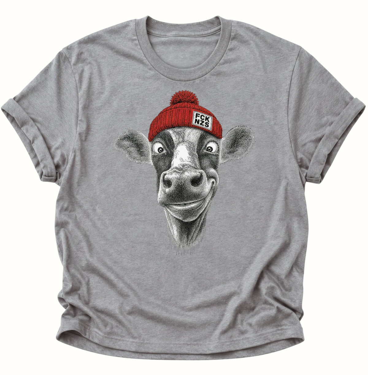 Anti Nazi Kuh Unisex T-Shirt Sport Grey - PINE & RIVER