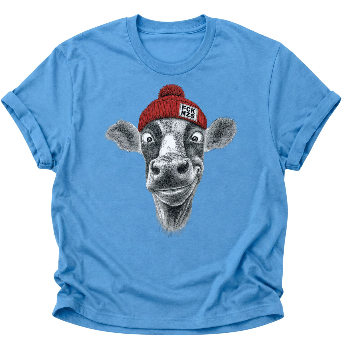 Anti Nazi Kuh Unisex T-Shirt Carolina Blue - PINE & RIVER