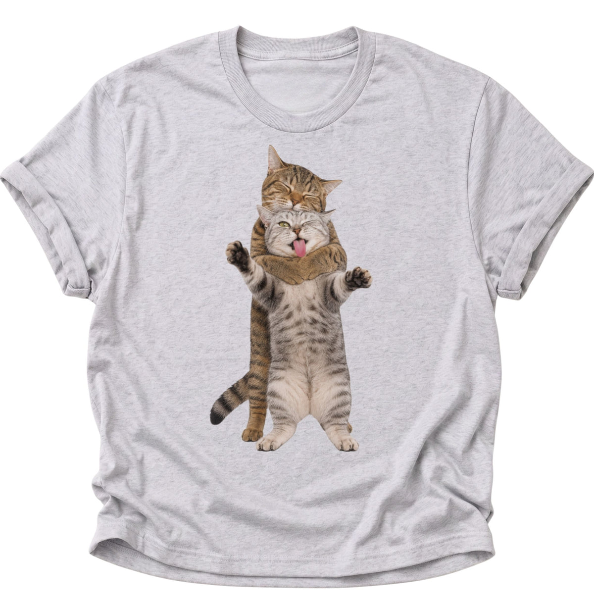 Katzenliebe Unisex T-Shirt Ash Grey - PINE & RIVER