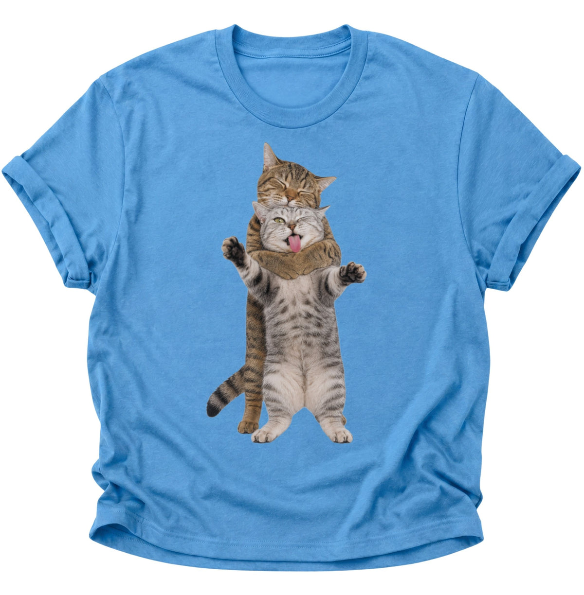 Katzenliebe Unisex T-Shirt Carolina Blue - PINE & RIVER