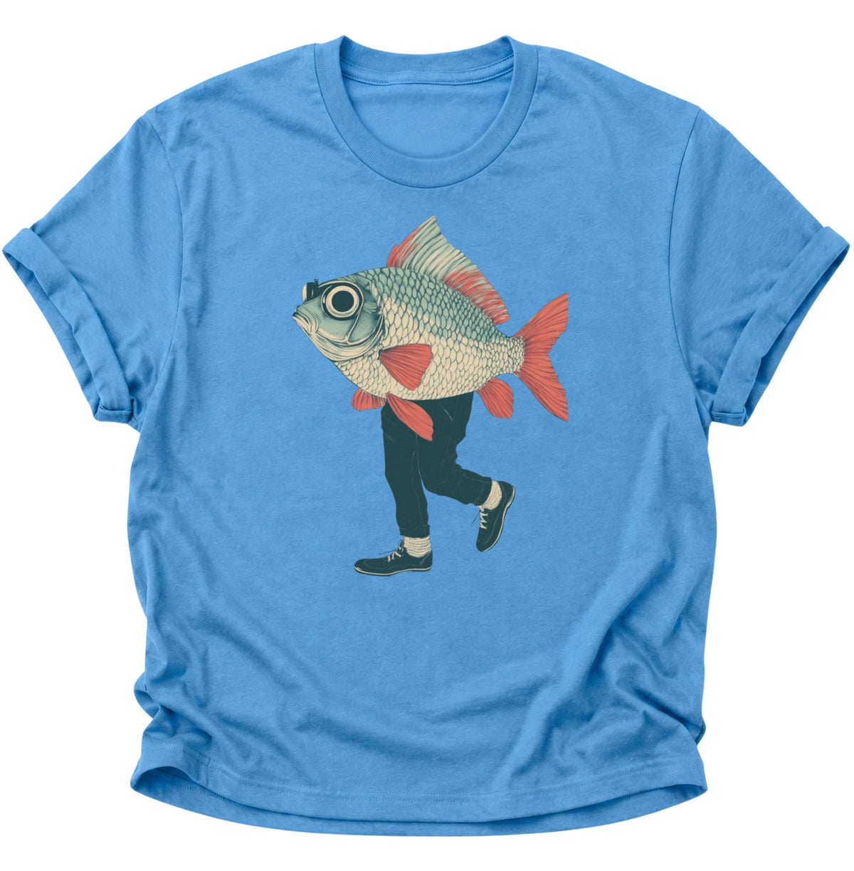 Fischmann Unisex T-Shirt Carolina Blue - PINE & RIVER