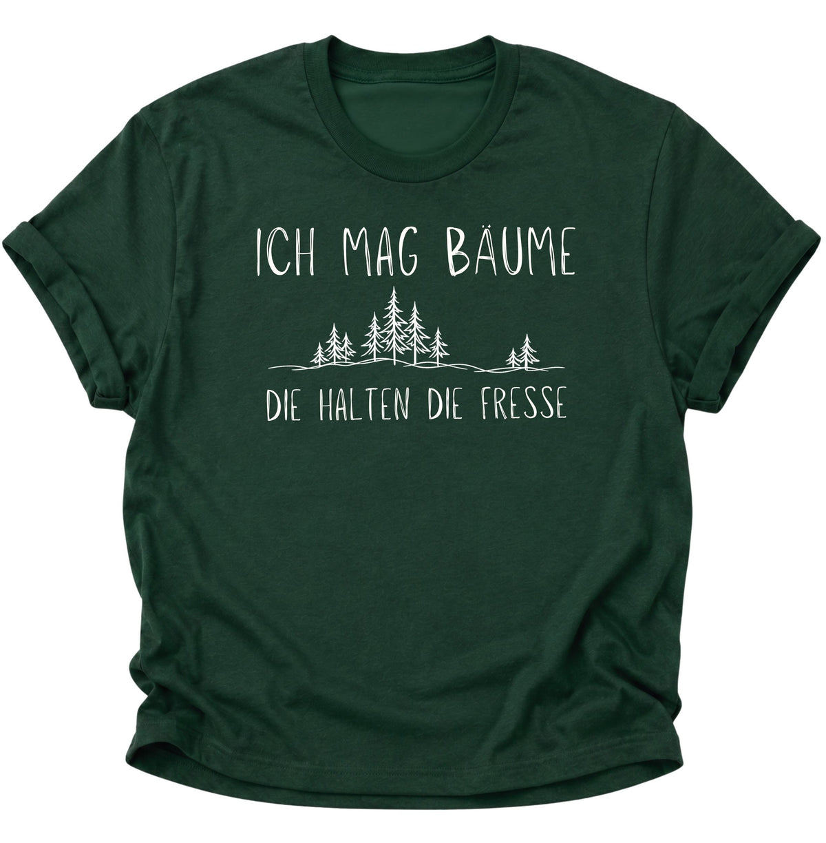 Ich mag Bäume Unisex T-Shirt Forest Green - PINE & RIVER