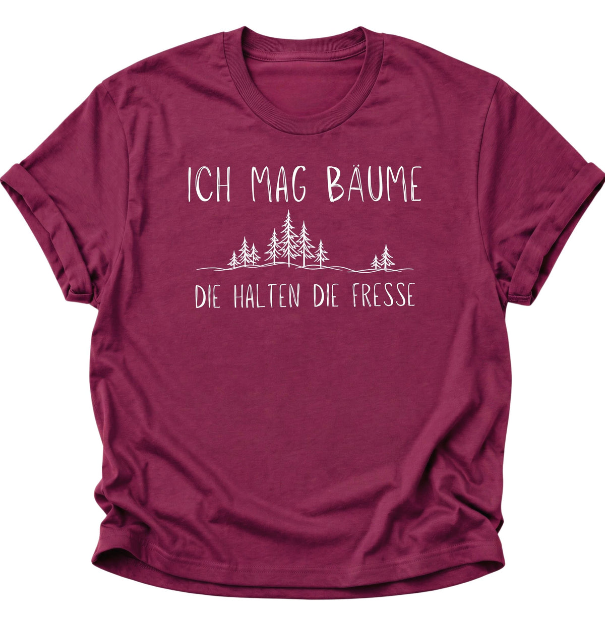 Ich mag Bäume Unisex T-Shirt Cardinal Red - PINE & RIVER