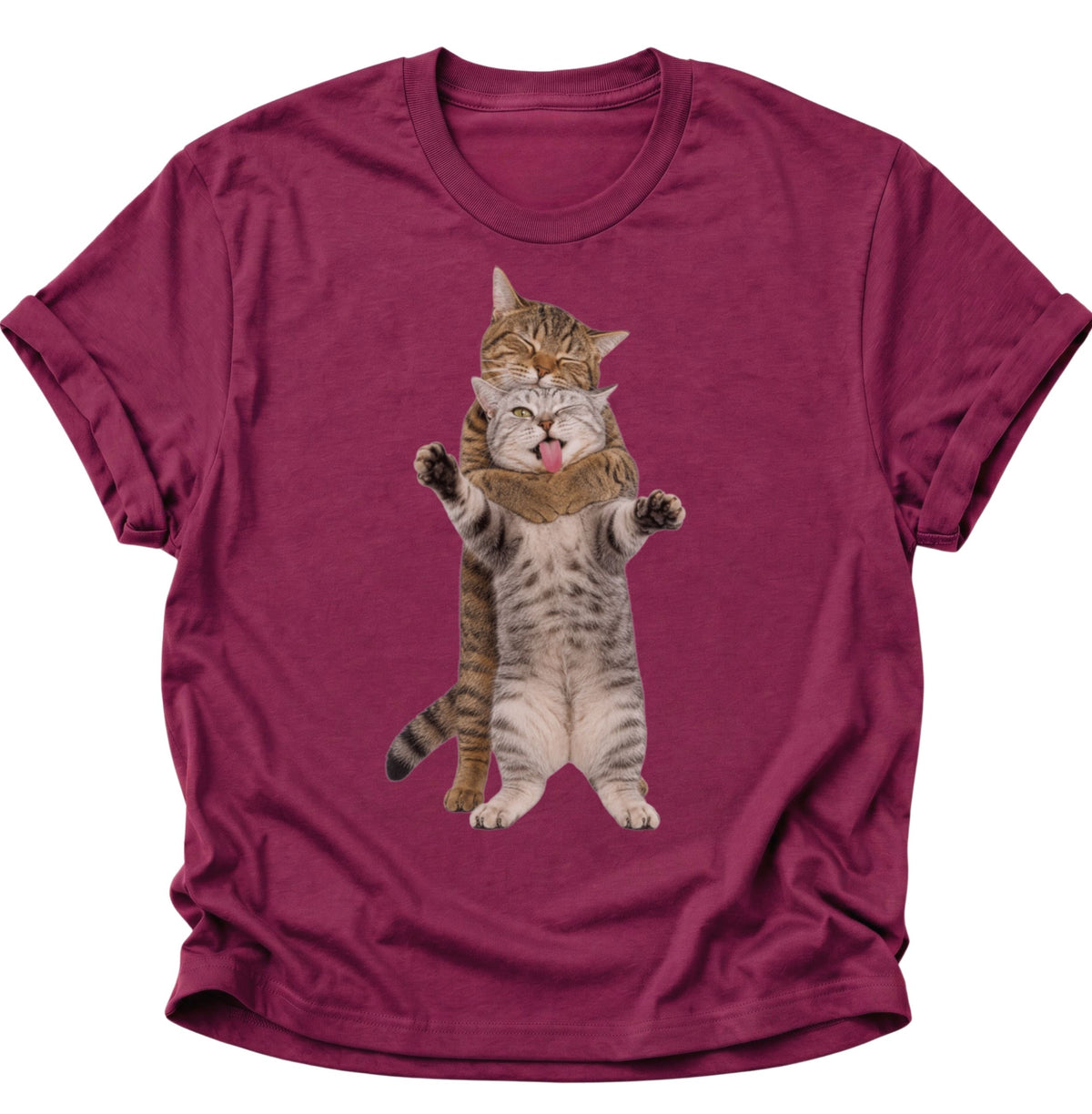 Katzenliebe Unisex T-Shirt Cardinal Red - PINE & RIVER