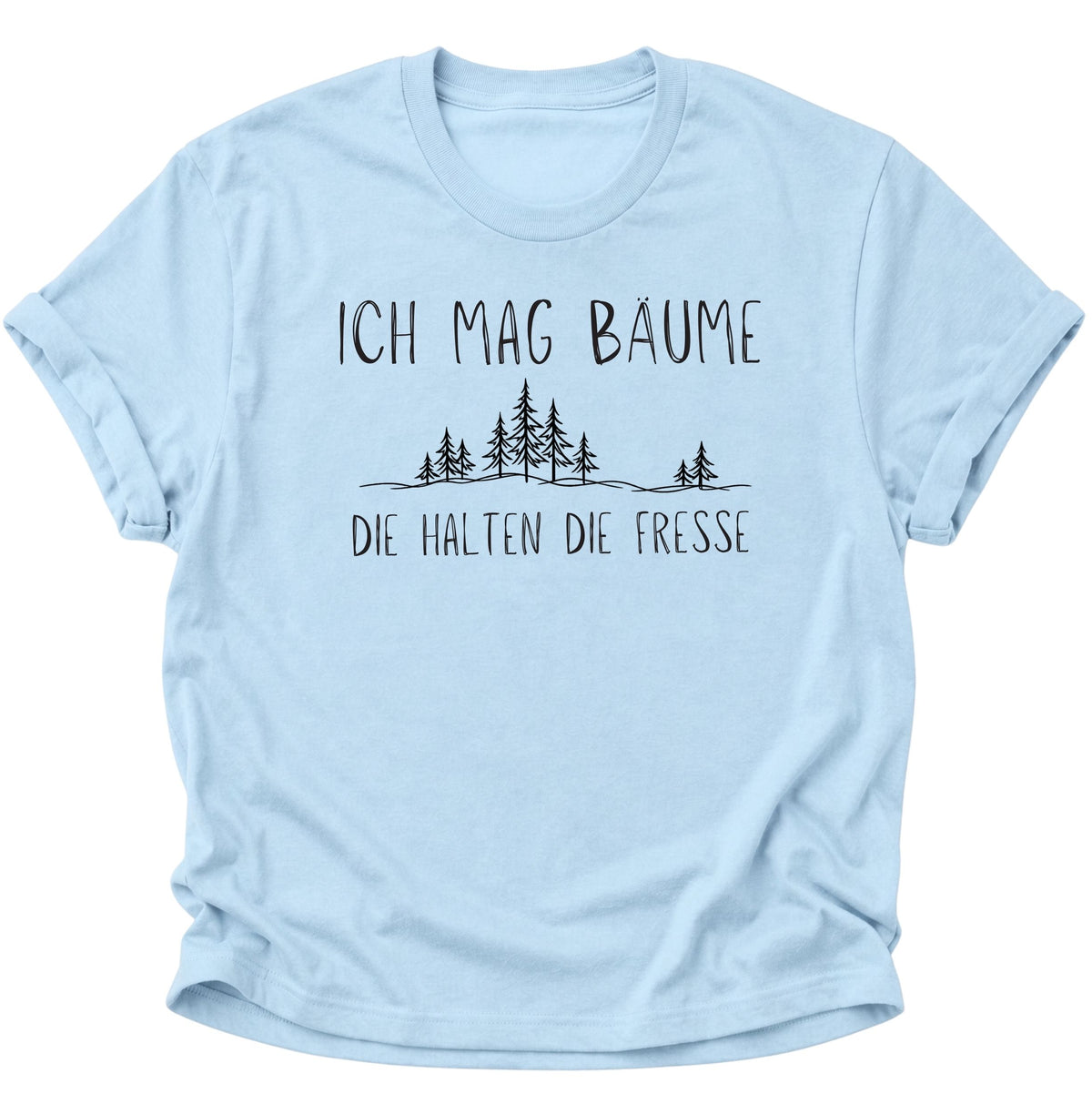 Ich mag Bäume Unisex T-Shirt Light Blue - PINE & RIVER