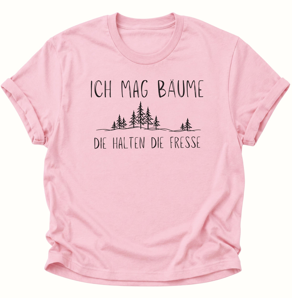 Ich mag Bäume Unisex T-Shirt Light Pink - PINE & RIVER