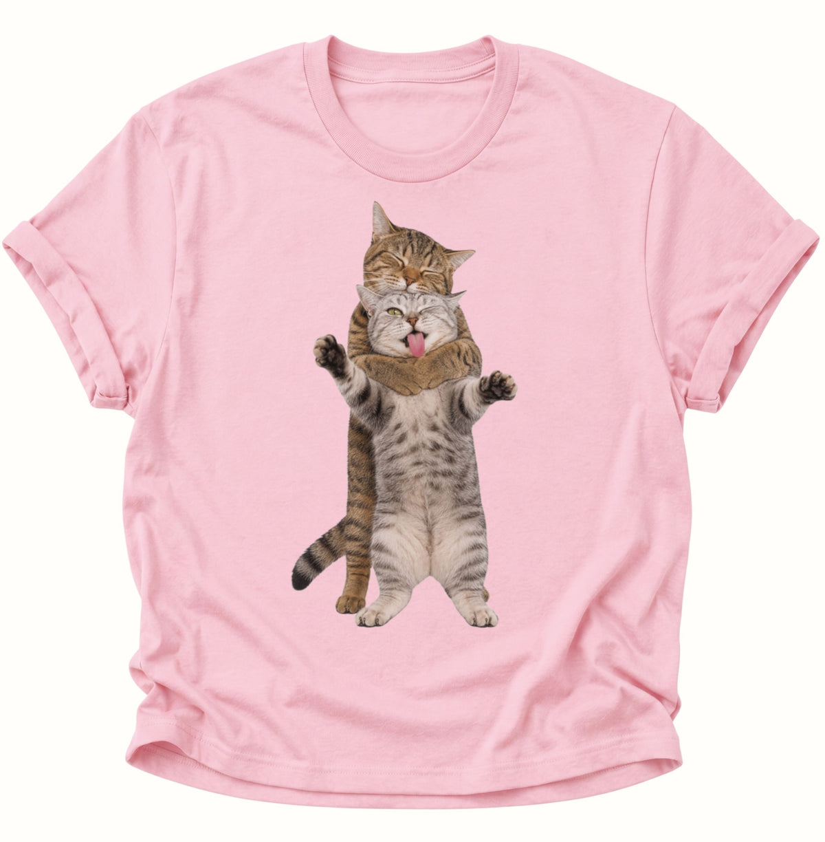 Katzenliebe Unisex T-Shirt Light Pink - PINE & RIVER