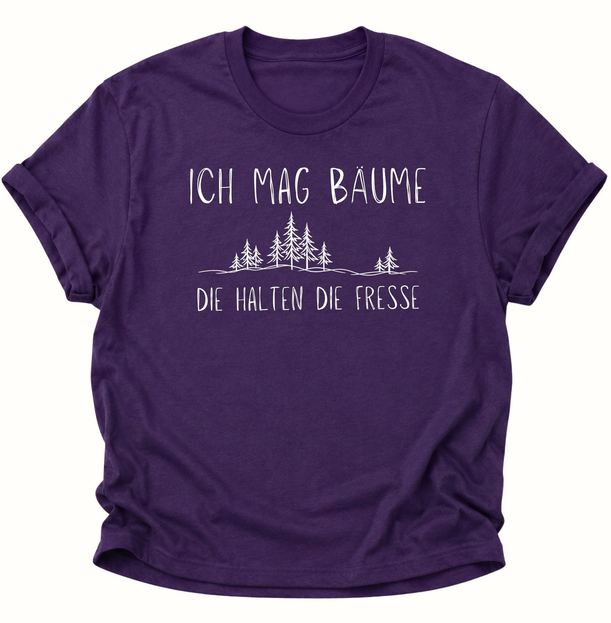 Ich mag Bäume Unisex T-Shirt Purple - PINE & RIVER