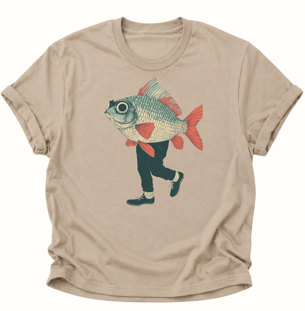 Fischmann Unisex T-Shirt Sand - PINE & RIVER