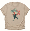 Fischmann Unisex T-Shirt Sand - PINE & RIVER