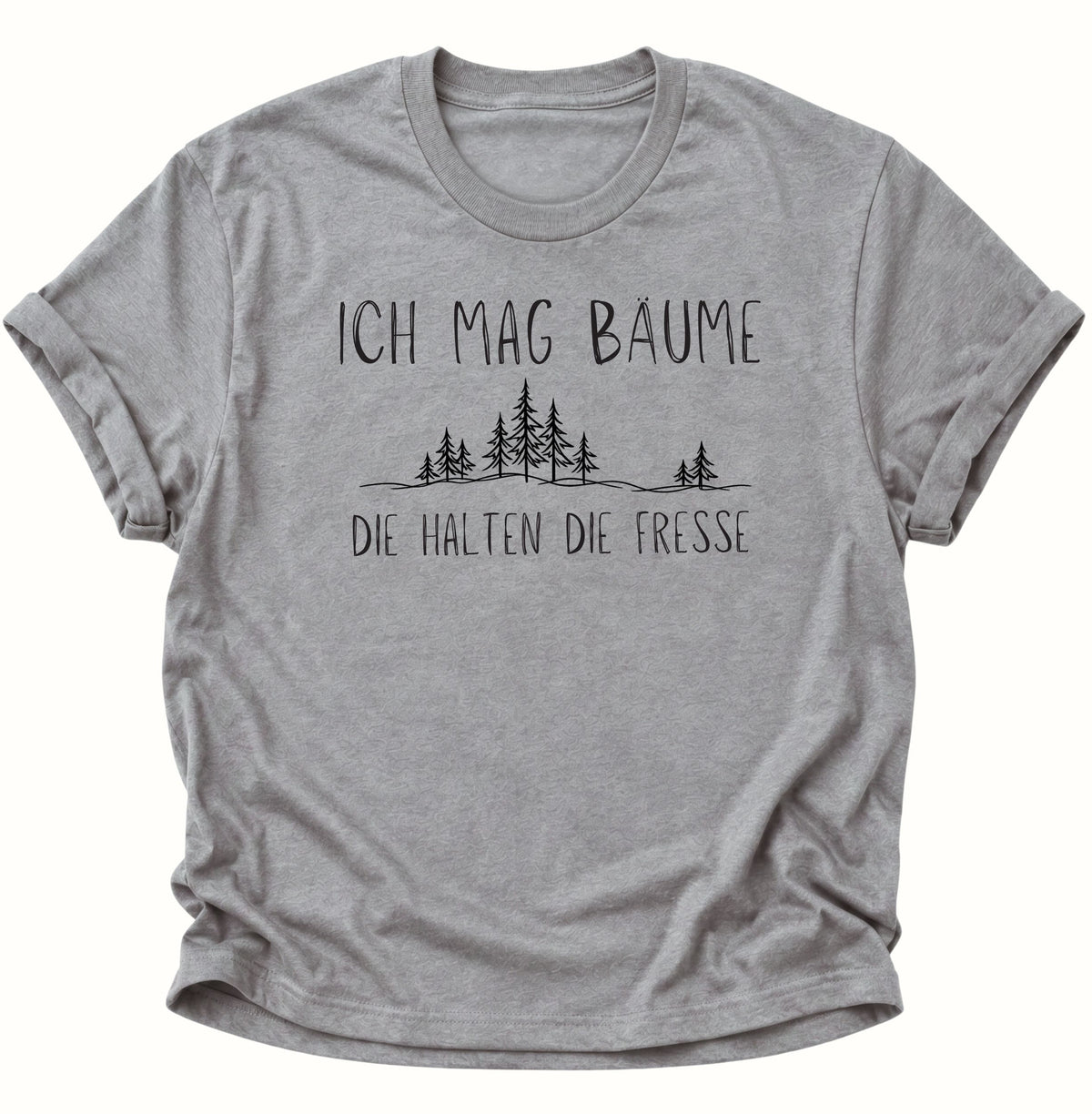 Ich mag Bäume Unisex T-Shirt Sport Grey - PINE & RIVER
