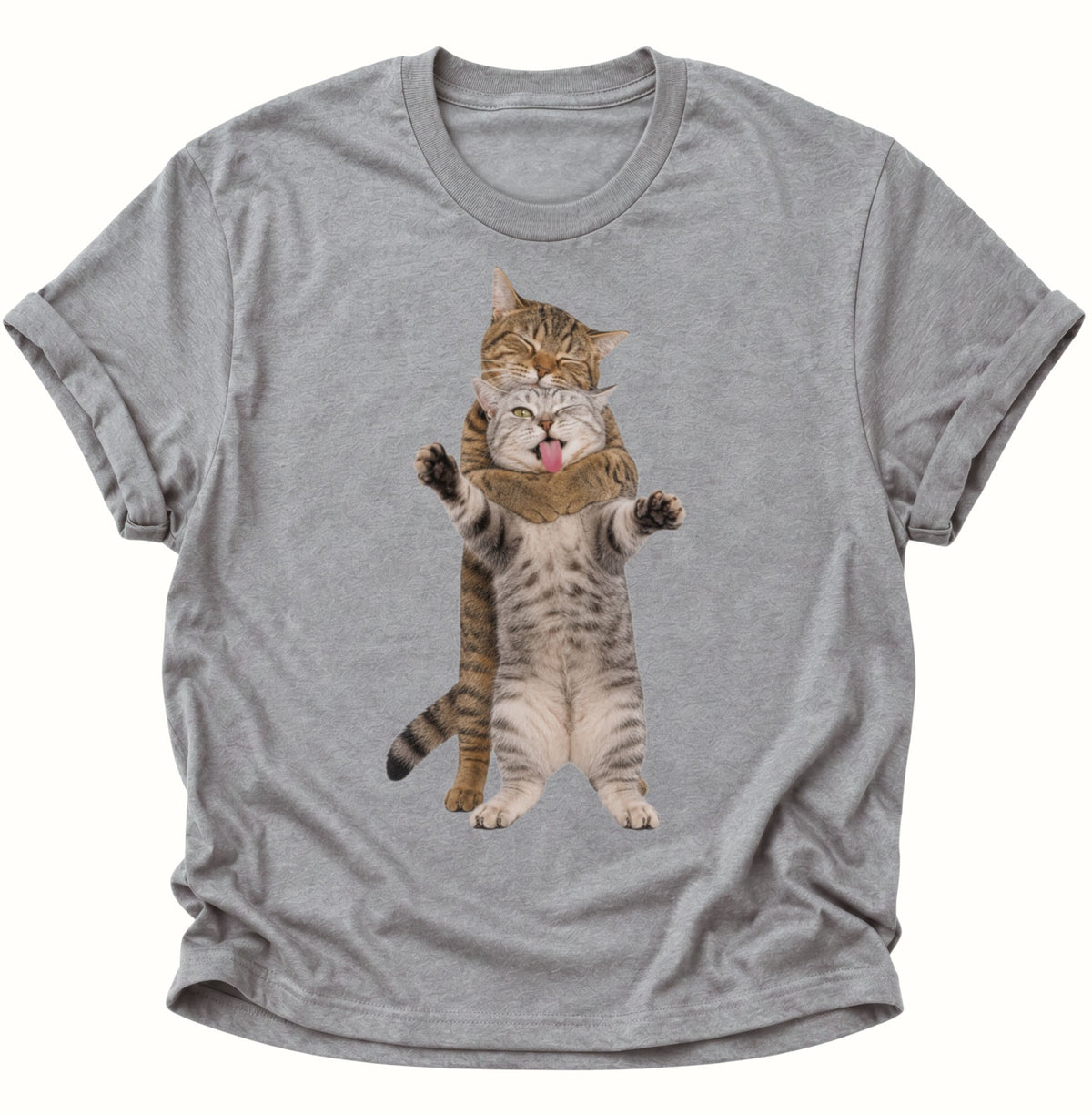 Katzenliebe Unisex T-Shirt Sport Grey - PINE & RIVER