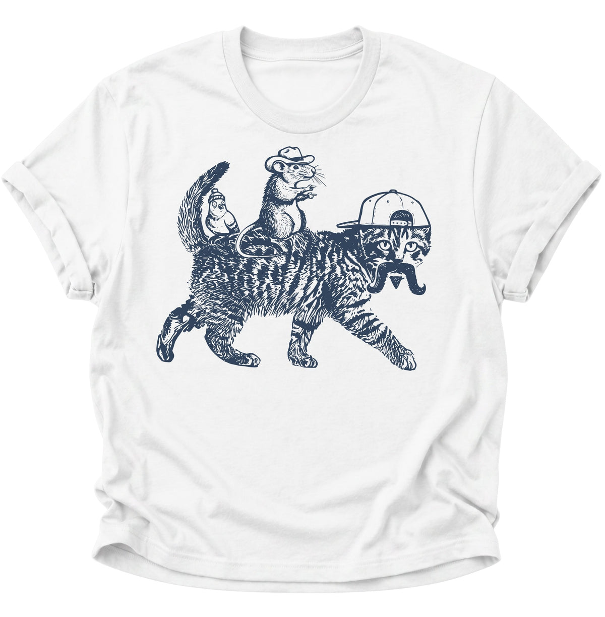 Die Gang Unisex T-Shirt Weiß - PINE & RIVER