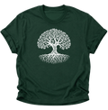 Baum des Lebens Wurzeln Unisex T-Shirt Forest Green - PINE & RIVER
