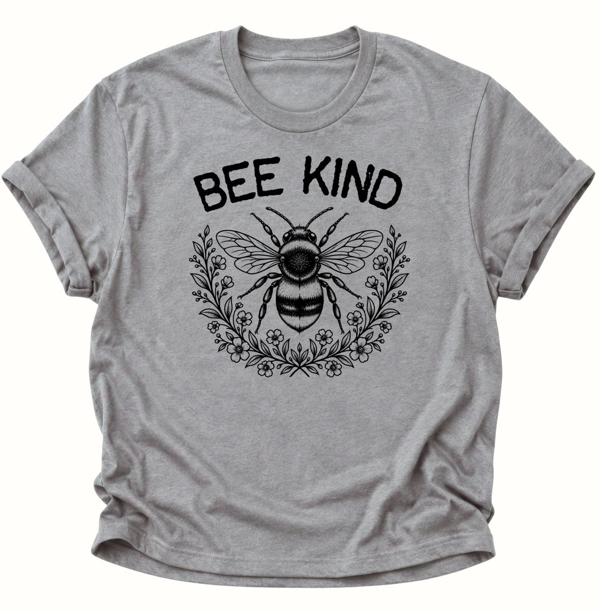 Bee Kind Biene Unisex T-Shirt Sport Grey - PINE & RIVER