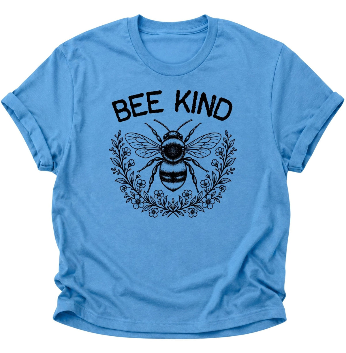 Bee Kind Biene Unisex T-Shirt Carolina Blue - PINE & RIVER