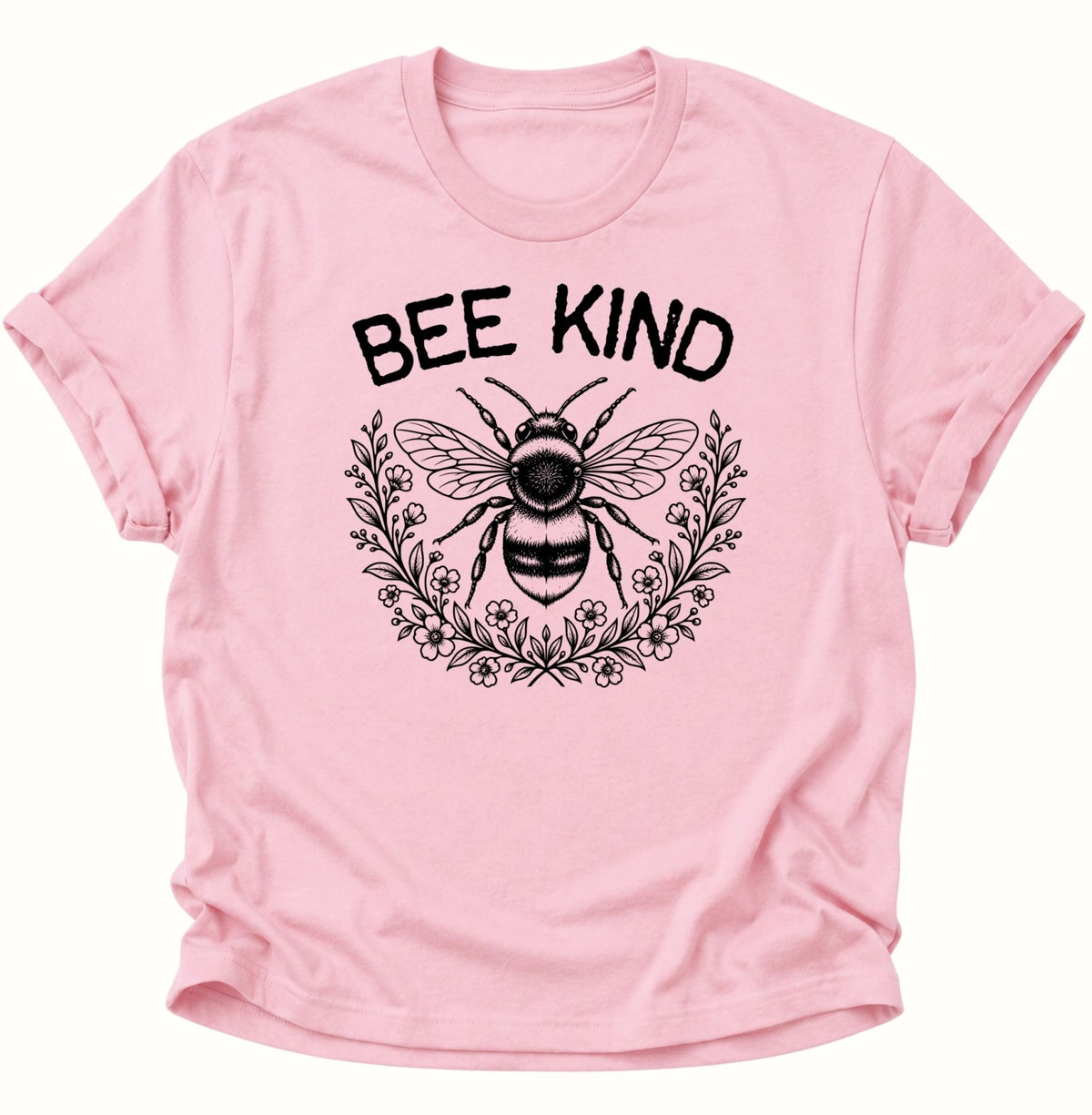 Bee Kind Biene Unisex T-Shirt Light Pink - PINE & RIVER