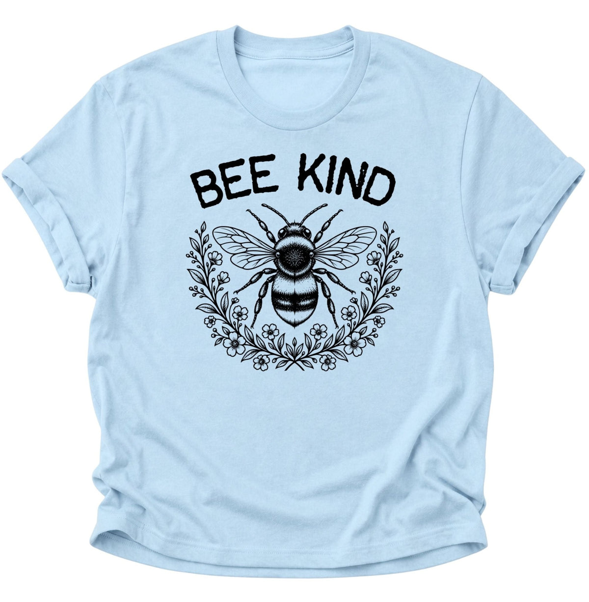 Bee Kind Biene Unisex T-Shirt Light Blue - PINE & RIVER