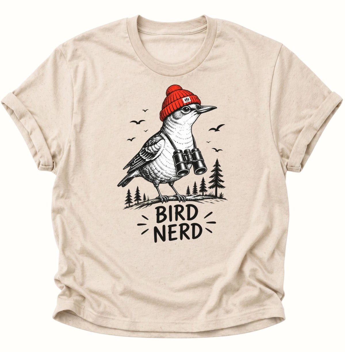Bird Nerd Birdwatching Unisex T-Shirt Nature - PINE & RIVER