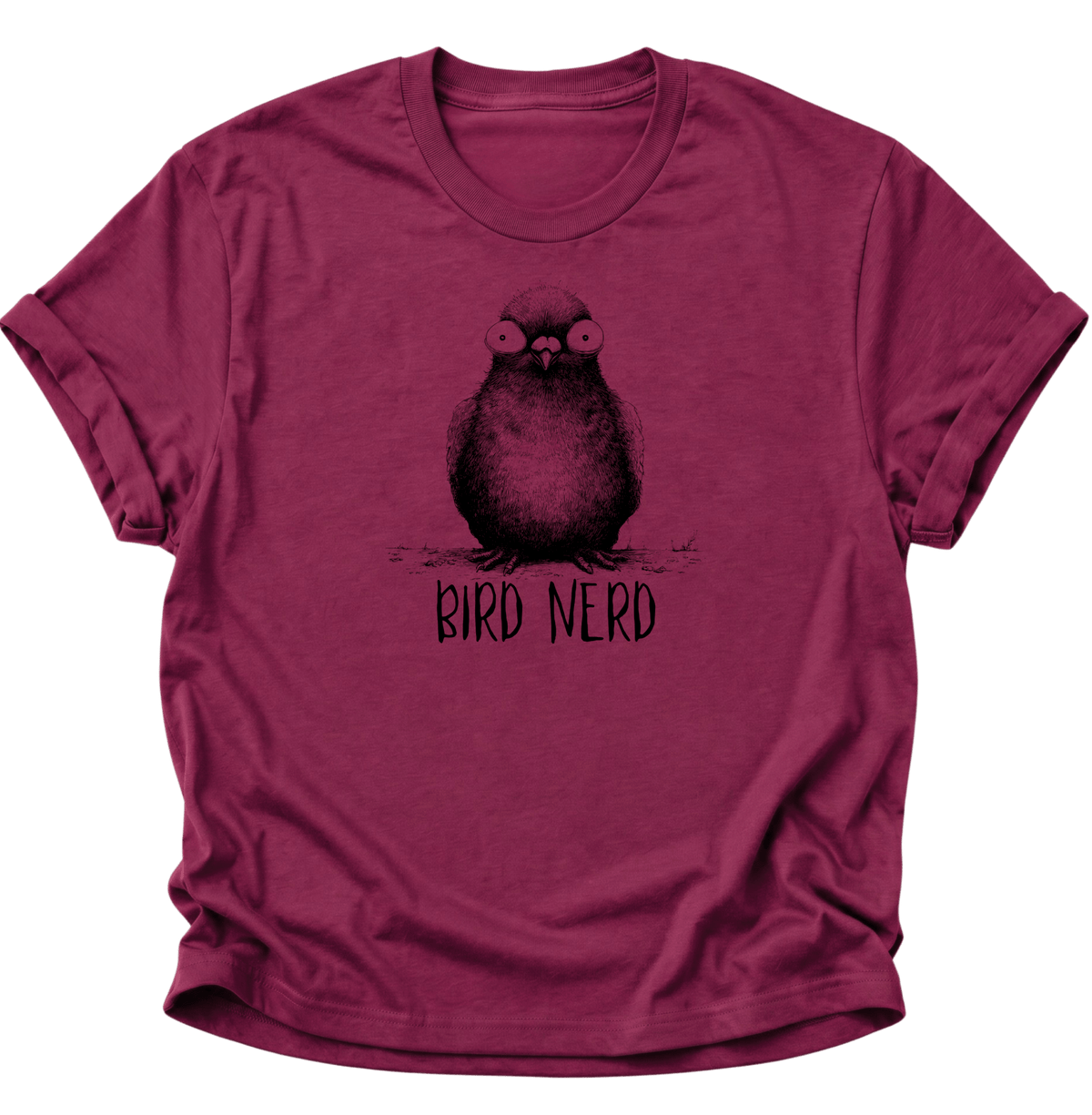 Bird Nerd Vogel Unisex T-Shirt Cardinal Red - PINE & RIVER