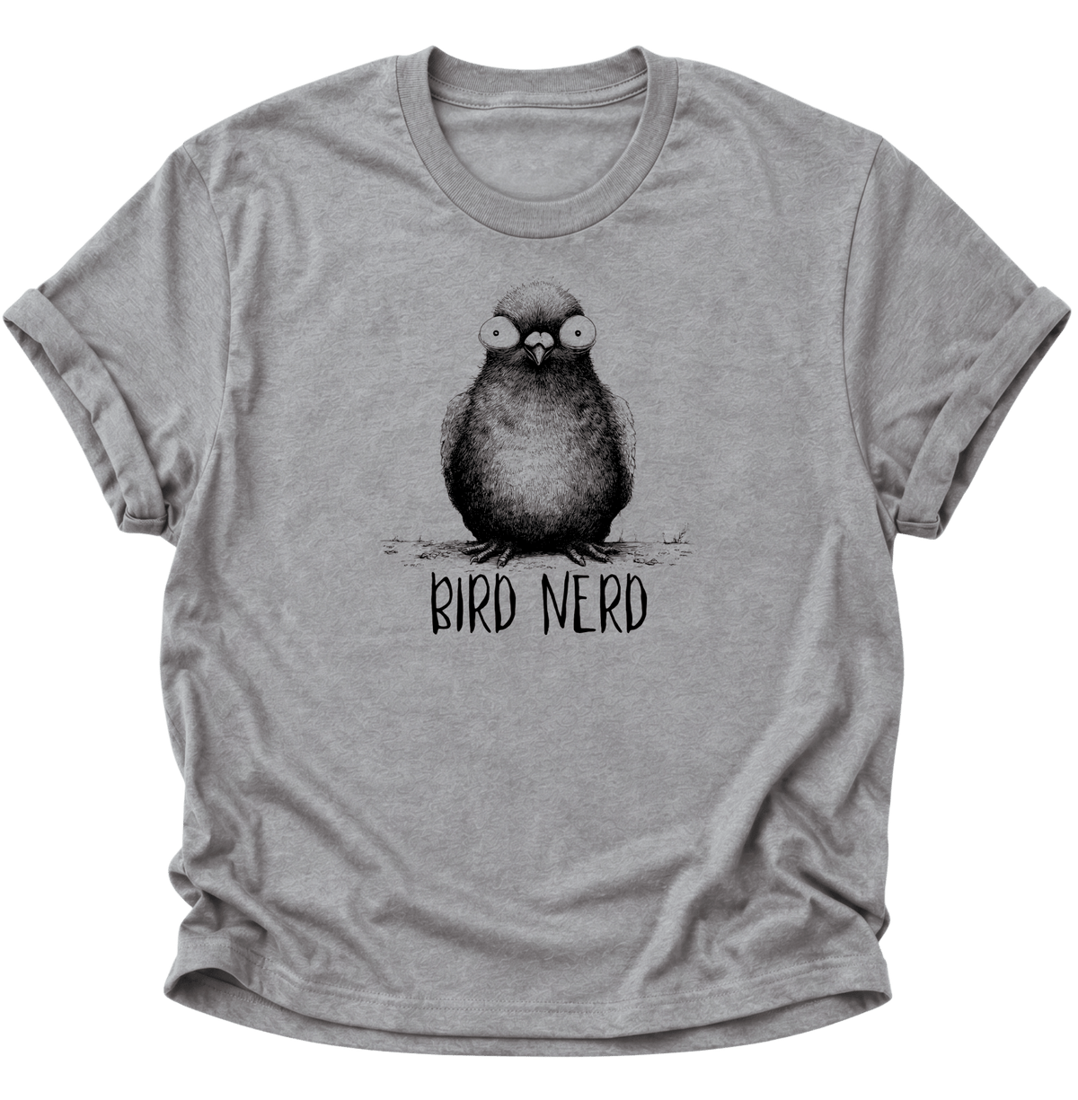 Bird Nerd Vogel Unisex T-Shirt Sport Grey - PINE & RIVER