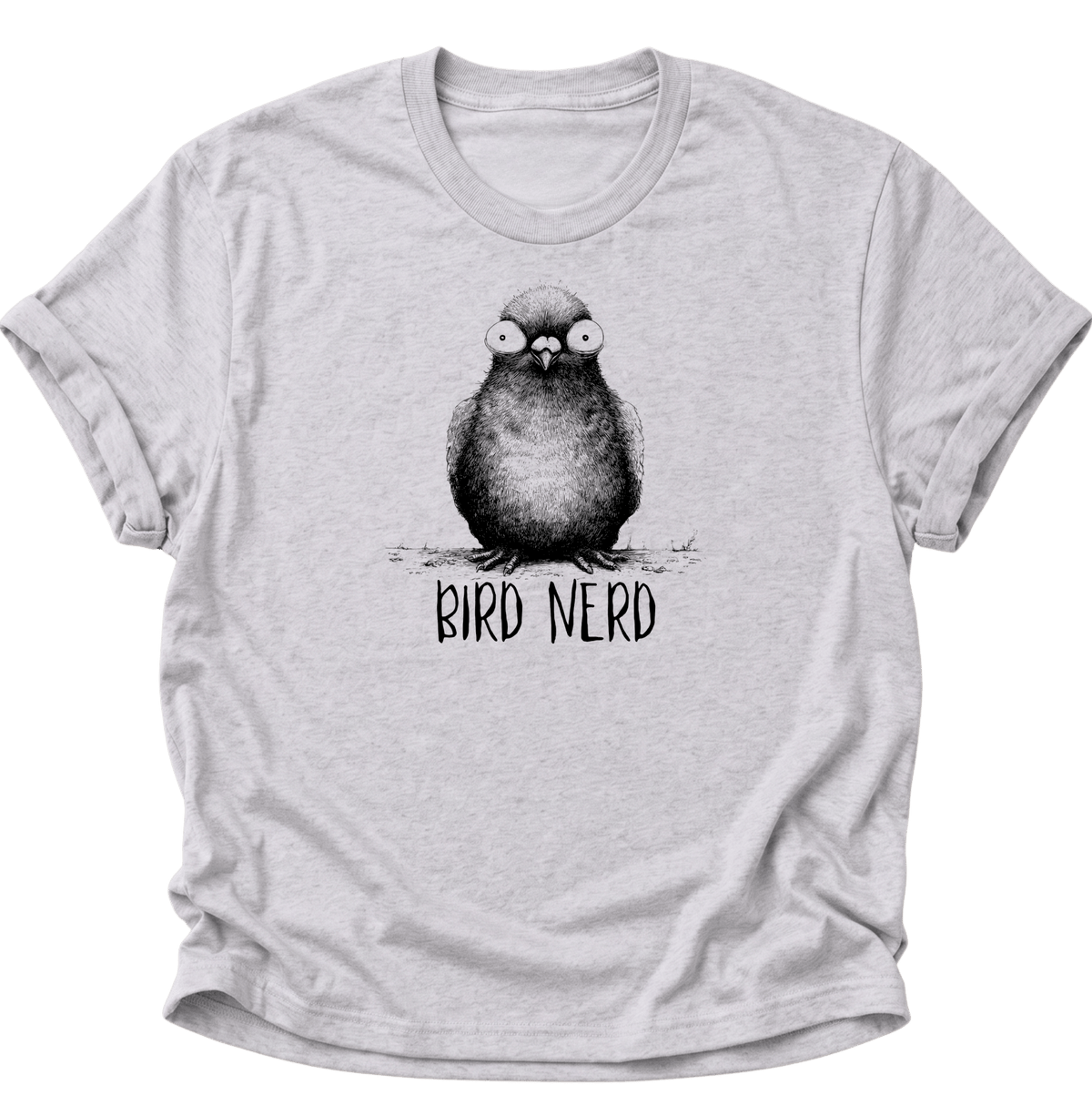 Bird Nerd Vogel Unisex T-Shirt Ash Grey - PINE & RIVER