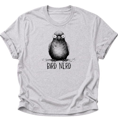 Bird Nerd Vogel Unisex T-Shirt Ash Grey - PINE & RIVER