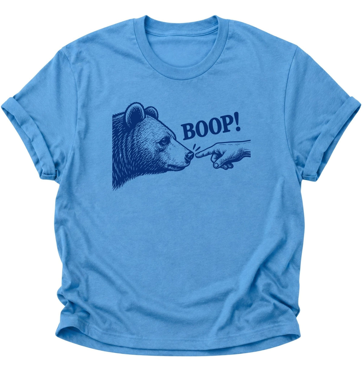 Boop! Bär Unisex T-Shirt Carolina Blue - PINE & RIVER
