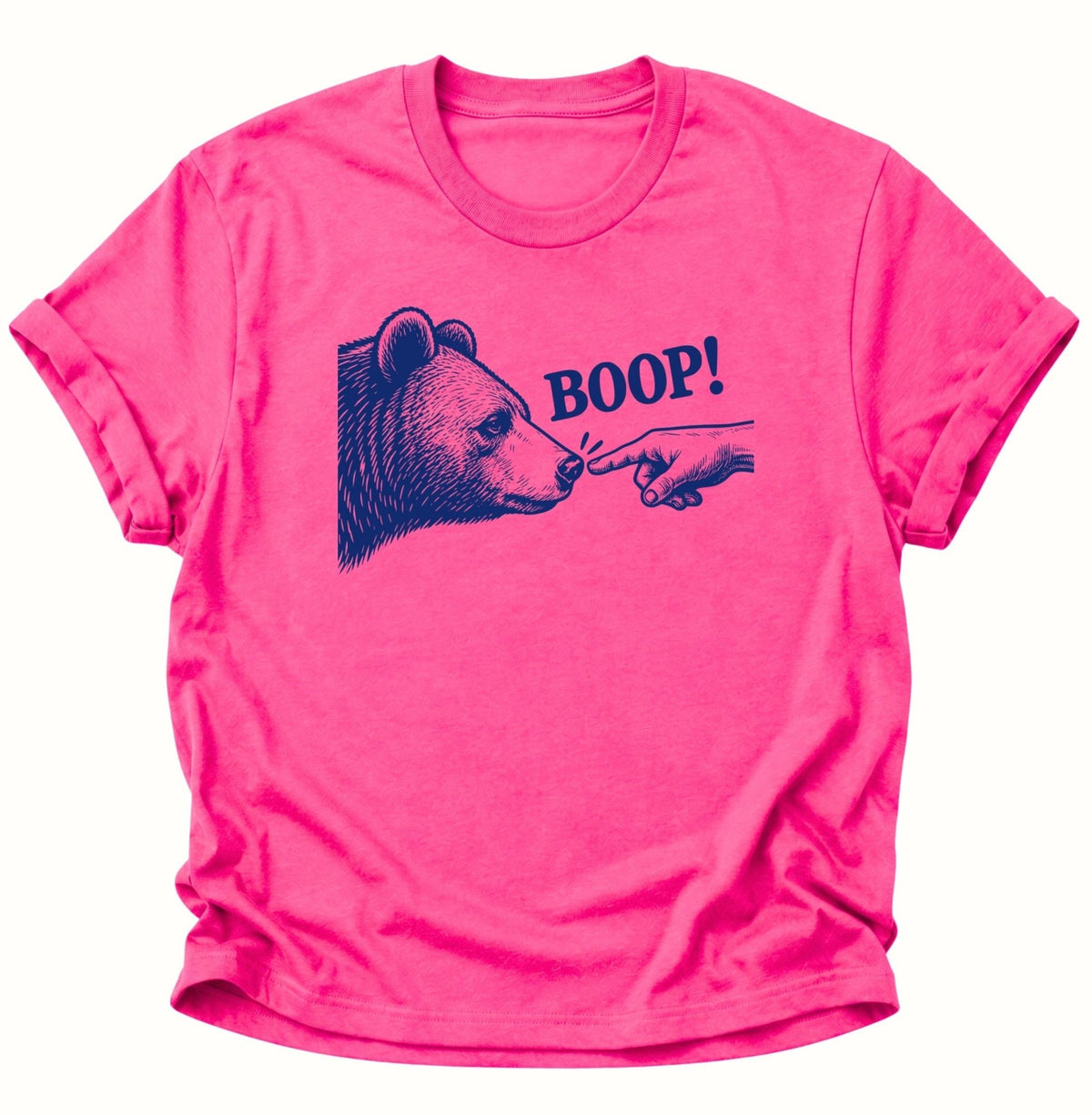 Boop! Bär Unisex T-Shirt Heliconia - PINE & RIVER