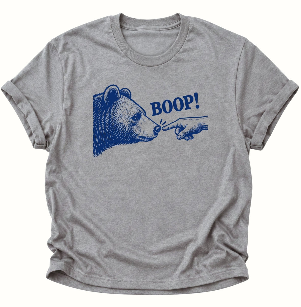 Boop! Bär Unisex T-Shirt Sport Grey - PINE & RIVER