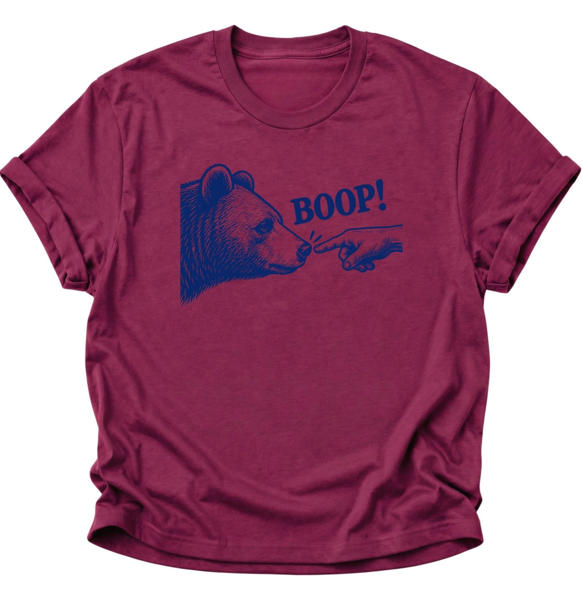 Boop! Bär Unisex T-Shirt Cardinal Red - PINE & RIVER