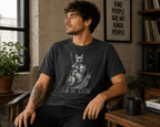 Bulldoggenritter auf Schnecke Unisex T-Shirt Light Pink - PINE & RIVER