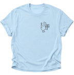 Burn the Patriarchy Ente Unisex T-Shirt Light Blue - PINE & RIVER