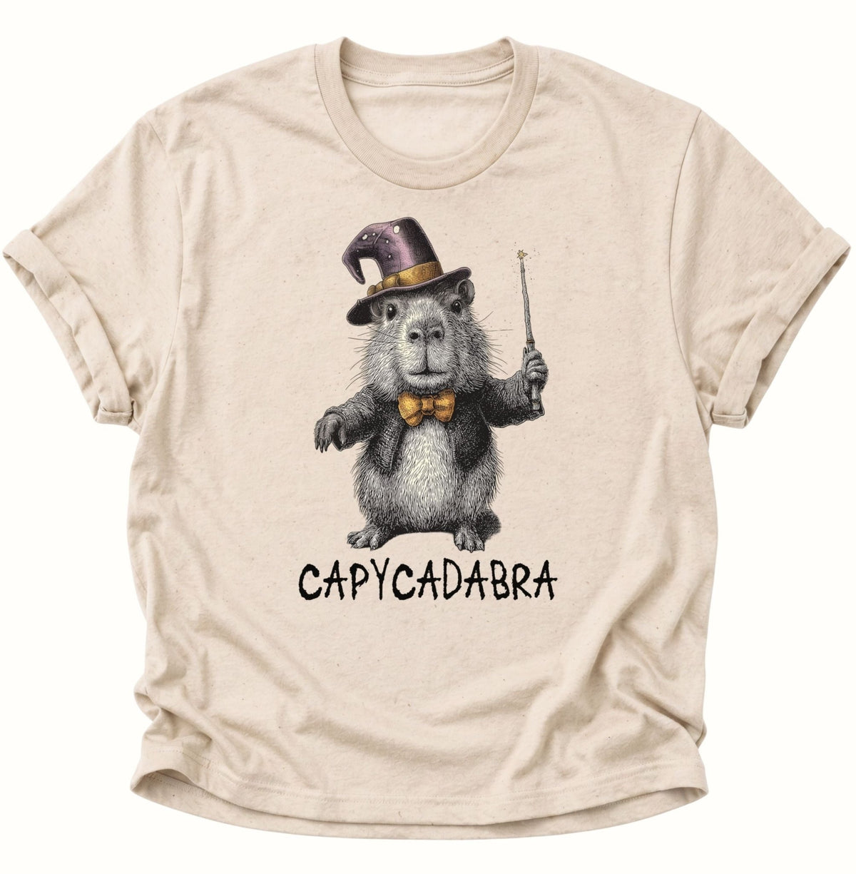 Capycadabra Zauberer-Capybara Unisex T-Shirt Nature - PINE & RIVER
