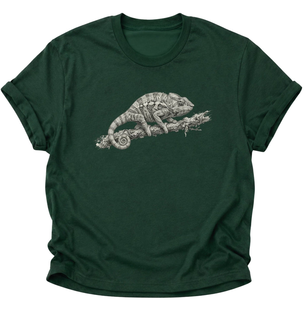 Chamäleon Unisex T-Shirt Forest Green - PINE & RIVER