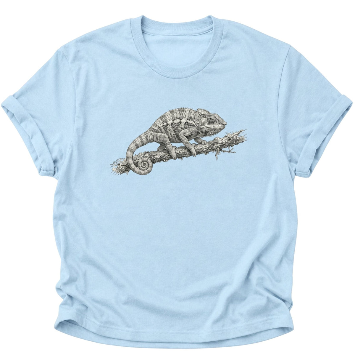 Chamäleon Unisex T-Shirt Light Blue - PINE & RIVER