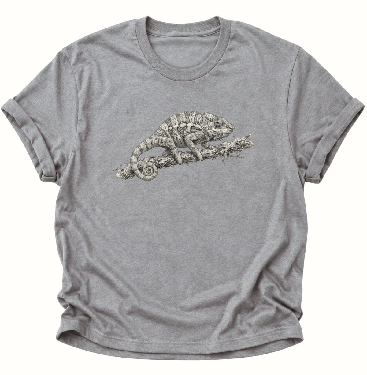 Chamäleon Unisex T-Shirt Sport Grey - PINE & RIVER