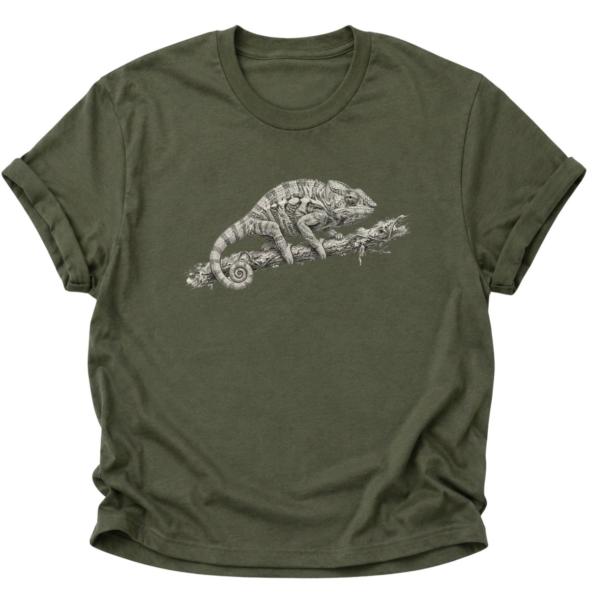 Chamäleon Unisex T-Shirt Military Green - PINE & RIVER