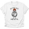 Der Frühe Vogel Kann Mich Mal Langschläfer Unisex T-Shirt Weiß - PINE & RIVER