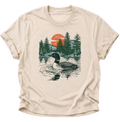 Eistaucher am See Unisex T-Shirt Nature - PINE & RIVER