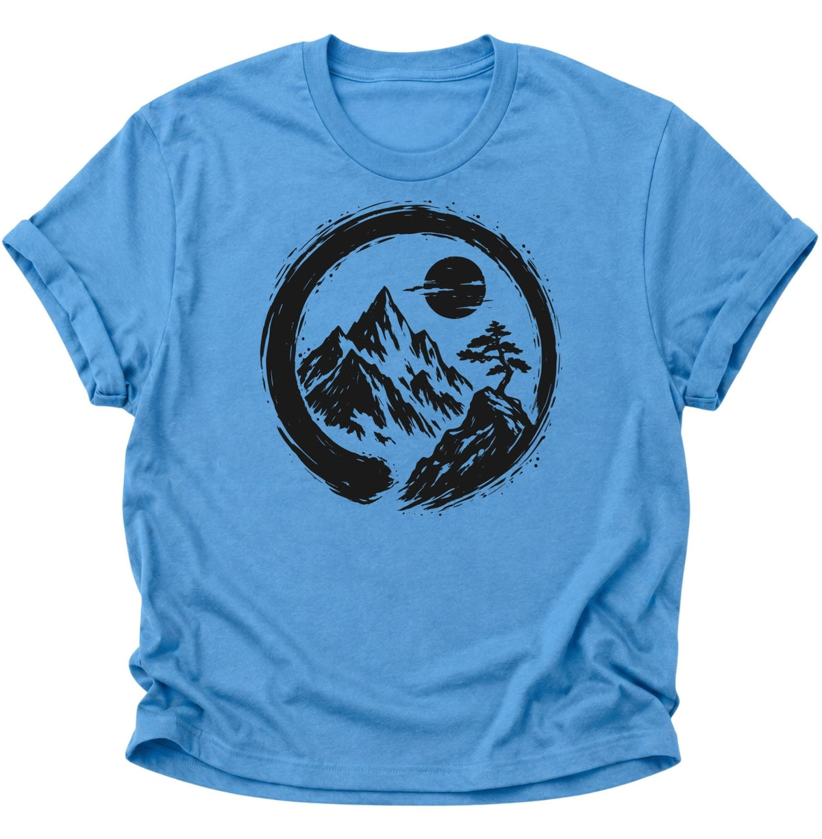 Enso Berge Unisex T-Shirt Carolina Blue - PINE & RIVER