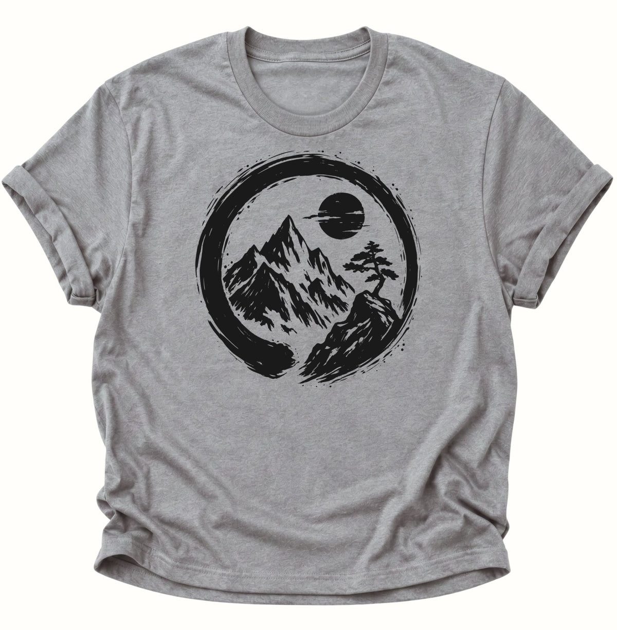 Enso Berge Unisex T-Shirt Sport Grey - PINE & RIVER
