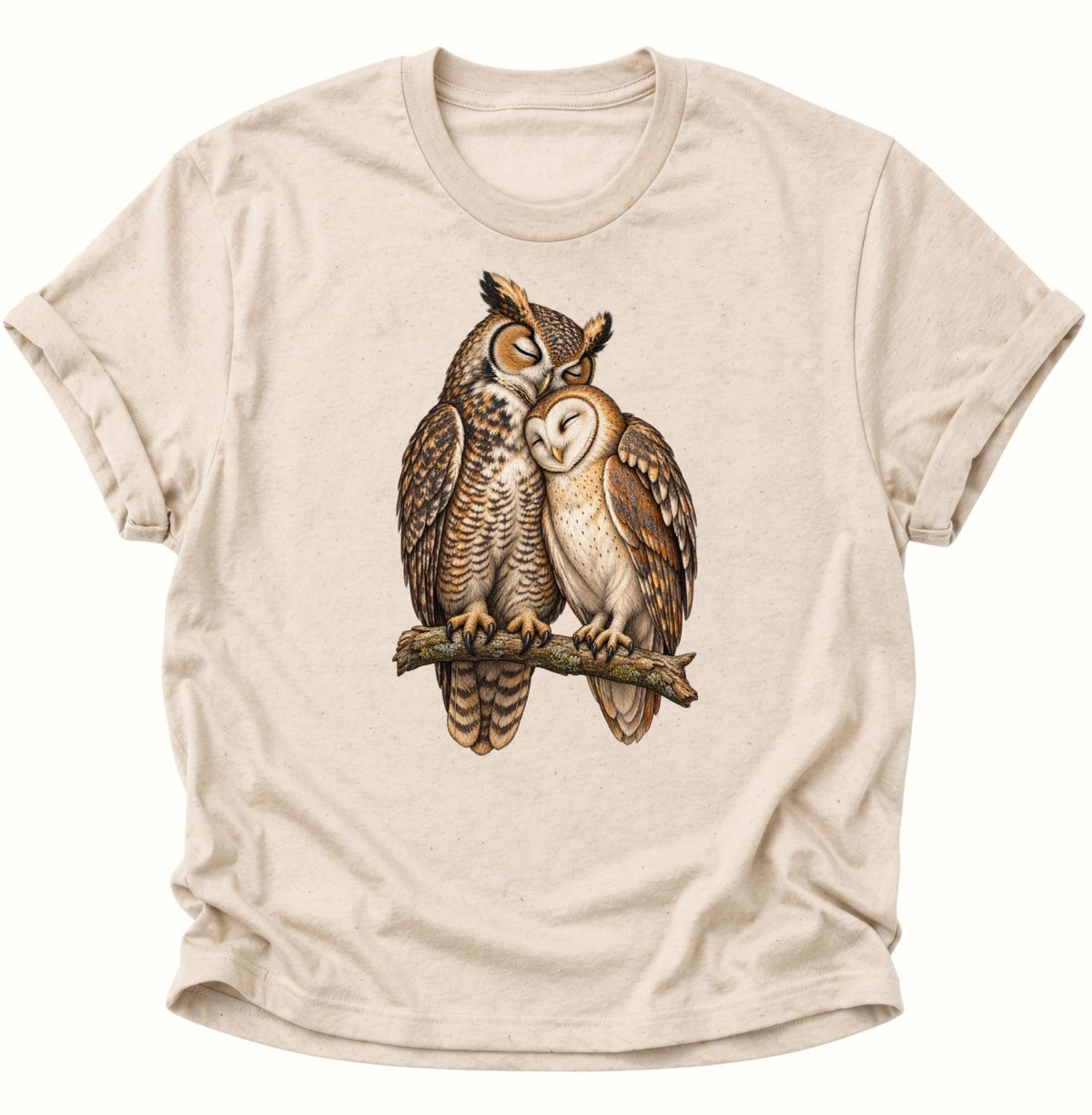Eulen Pärchen Unisex T-Shirt Nature - PINE & RIVER