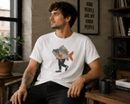 Fischmann Surreal Unisex T-Shirt Light Pink - PINE & RIVER