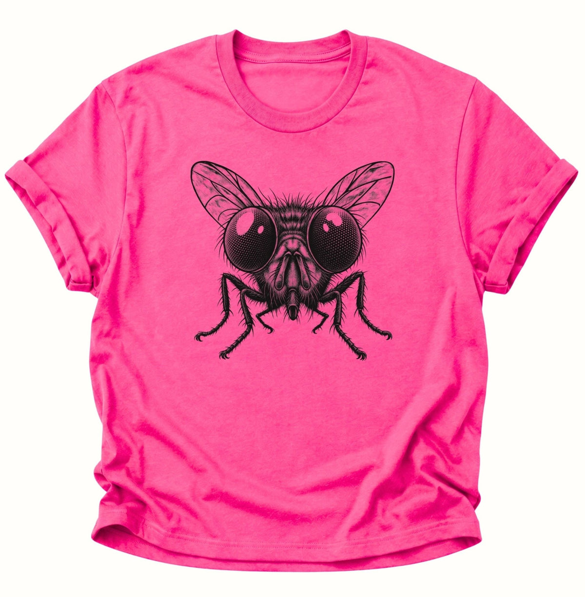 Fliege Makroporträt Unisex T-Shirt Heliconia - PINE & RIVER